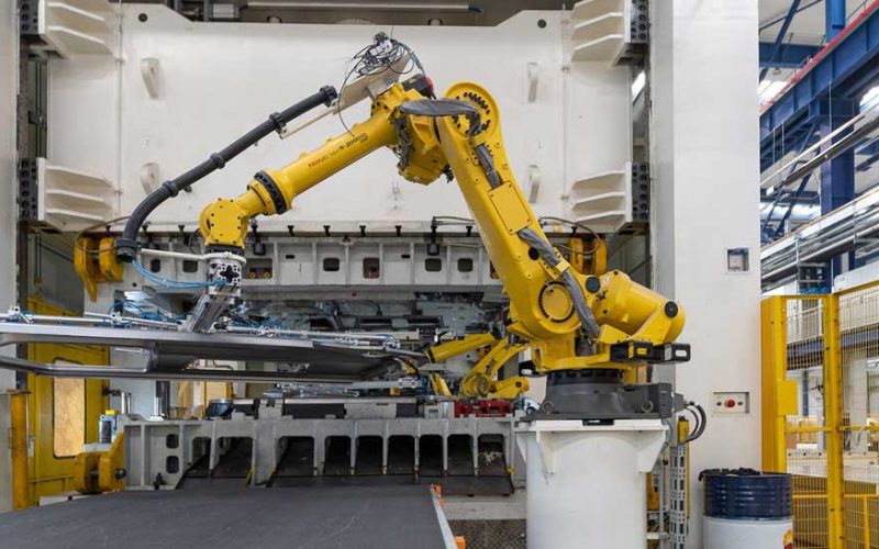 Vollautomatisierte Produktionshalle